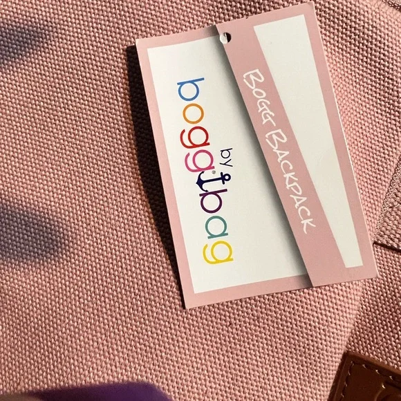 BOGG BAG Blush Canvas Backpack - Picture 3 of 4